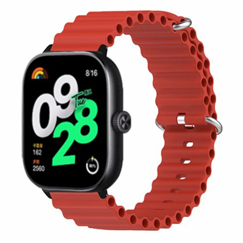 Xiaomi Redmi Watch 4 Silicone Watch Band Wrist Strap with Alloy Connector - Light Green
