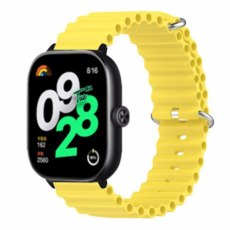 Xiaomi Redmi Watch 4 Silicone Watch Band Wrist Strap with Alloy Connector - Light Green