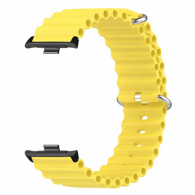 Xiaomi Redmi Watch 4 Silicone Watch Band Wrist Strap with Alloy Connector - Light Green