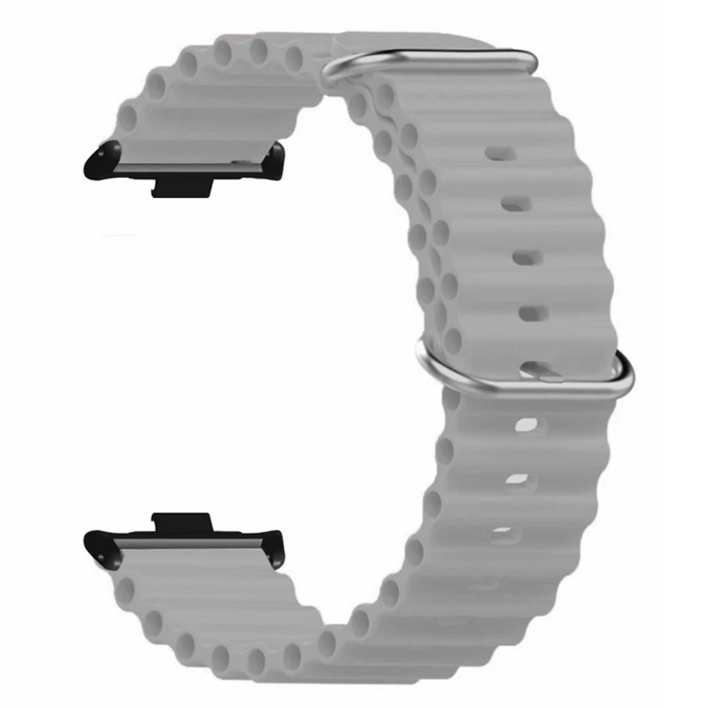 Xiaomi Redmi Watch 4 Silicone Watch Band Wrist Strap with Alloy Connector - Light Green
