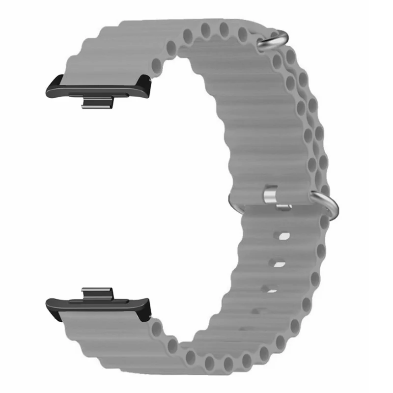 Xiaomi Redmi Watch 4 Silicone Watch Band Wrist Strap with Alloy Connector - Light Green