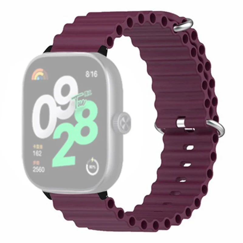 Xiaomi Redmi Watch 4 Silicone Watch Band Wrist Strap with Alloy Connector - Light Green