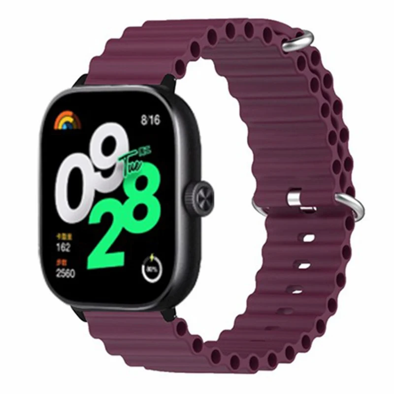 Xiaomi Redmi Watch 4 Silicone Watch Band Wrist Strap with Alloy Connector - Light Green