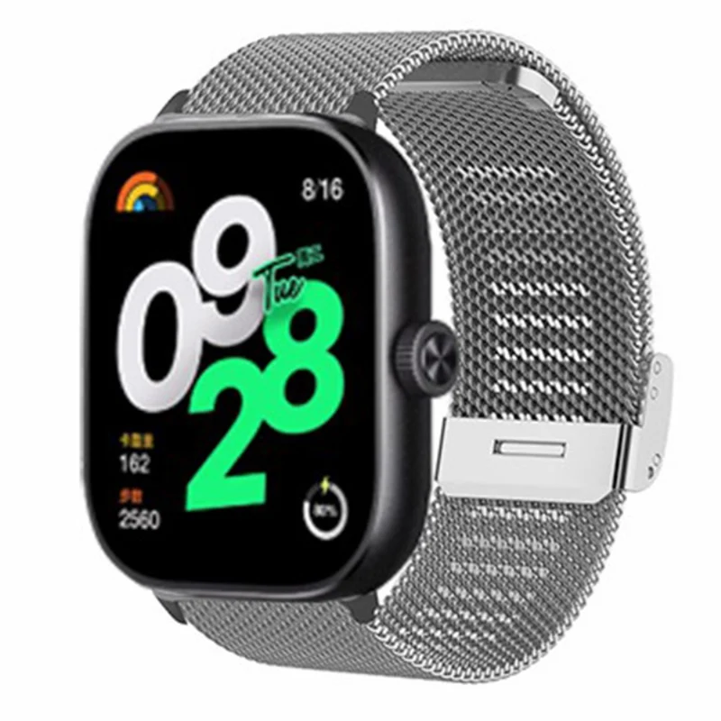 Xiaomi Redmi Watch 4 Mesh Watch Strap Alloy Connector Stainless Steel Watchband