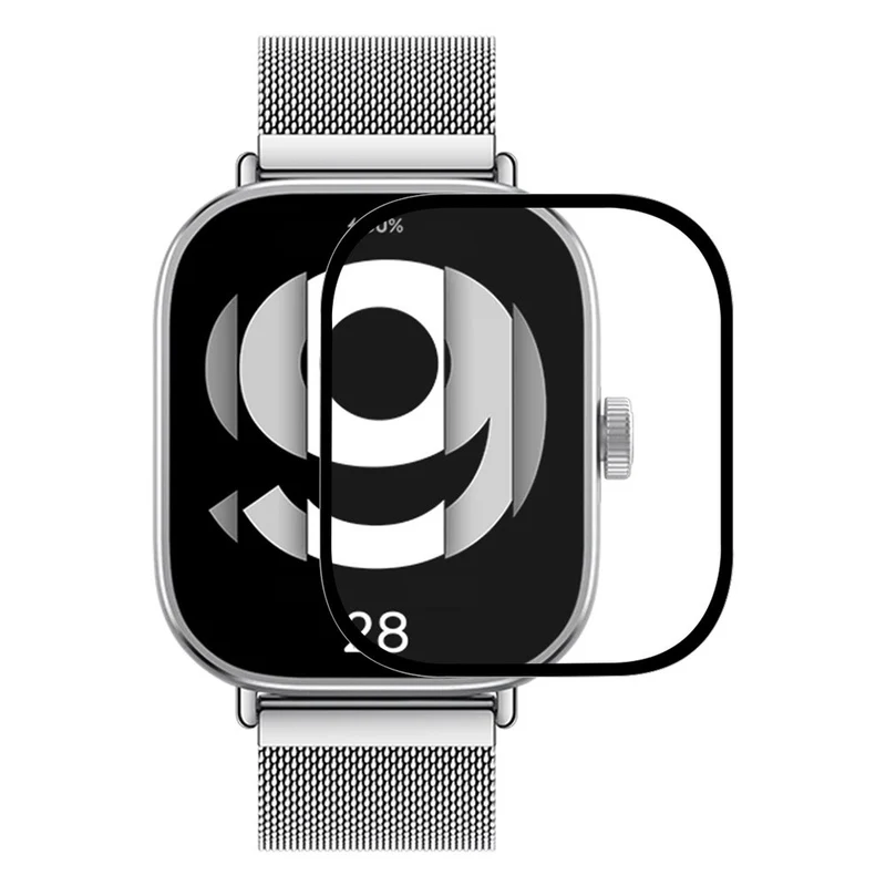 3-pack Xiaomi Redmi Watch 4 Flexible Watch Screen Protector Scratch-Resistant HD Clear Hydrogel Film