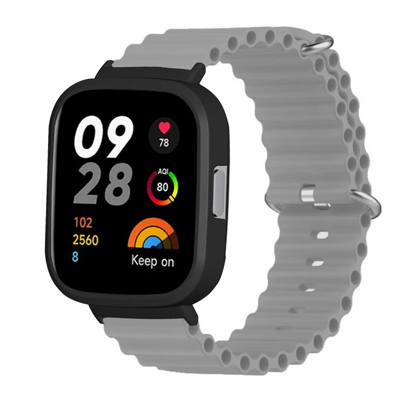 Xiaomi Redmi Watch 3 Sport Bands Ocean Flexible Watch Strap with Case