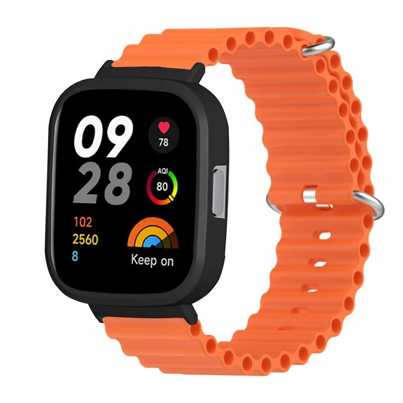 Xiaomi Redmi Watch 3 Sport Bands Ocean Flexible Watch Strap with Case