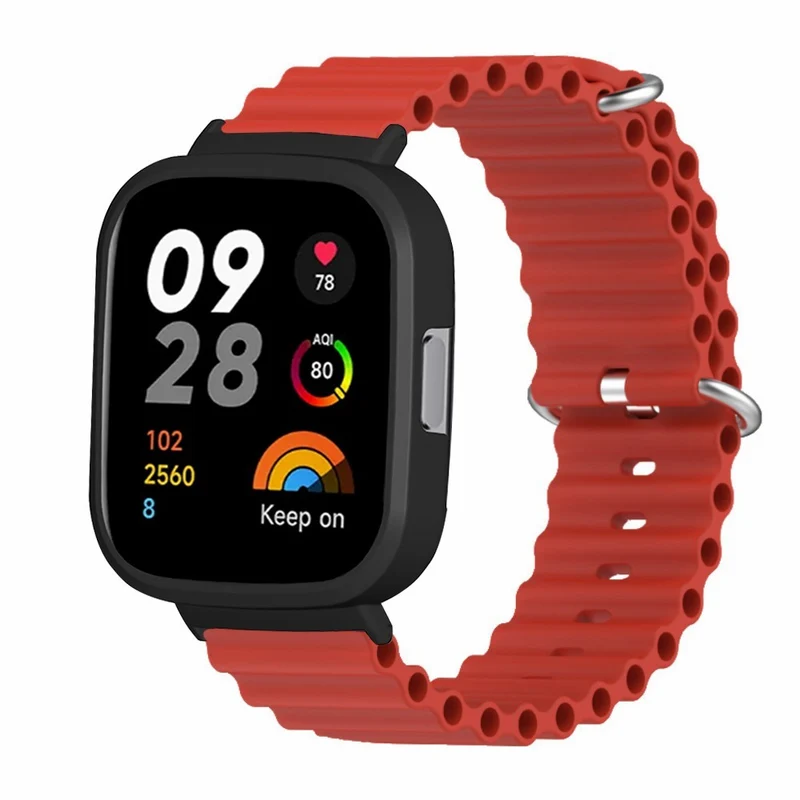 Xiaomi Redmi Watch 3 Sport Bands Ocean Flexible Watch Strap with Case