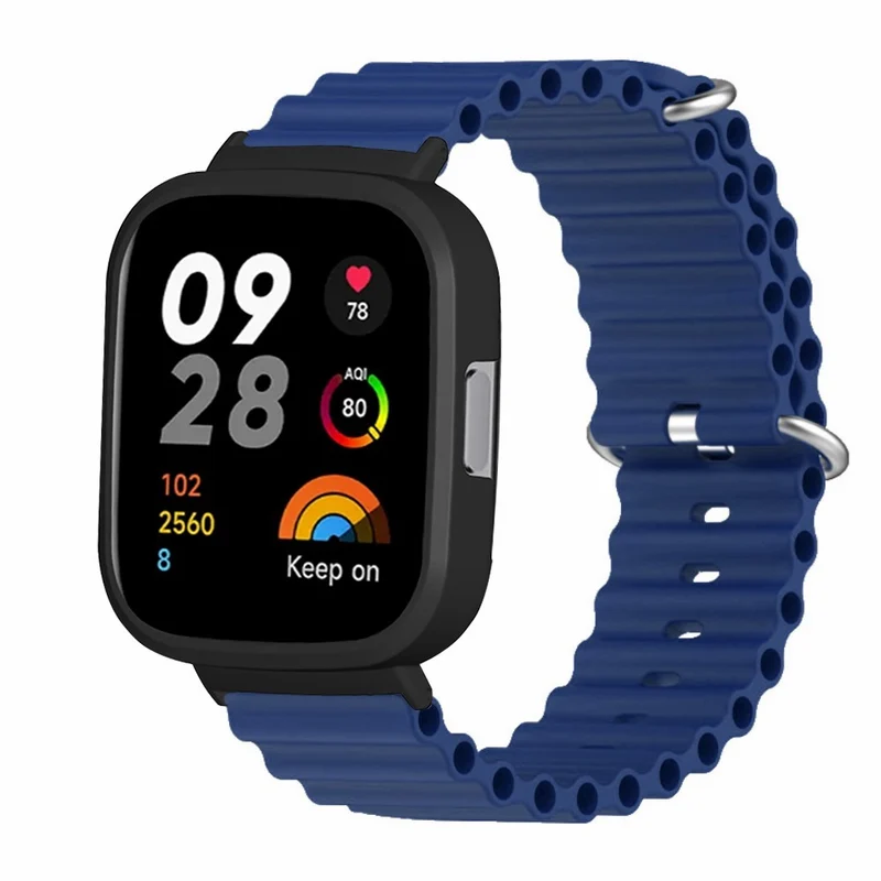 Xiaomi Redmi Watch 3 Sport Bands Ocean Flexible Watch Strap with Case