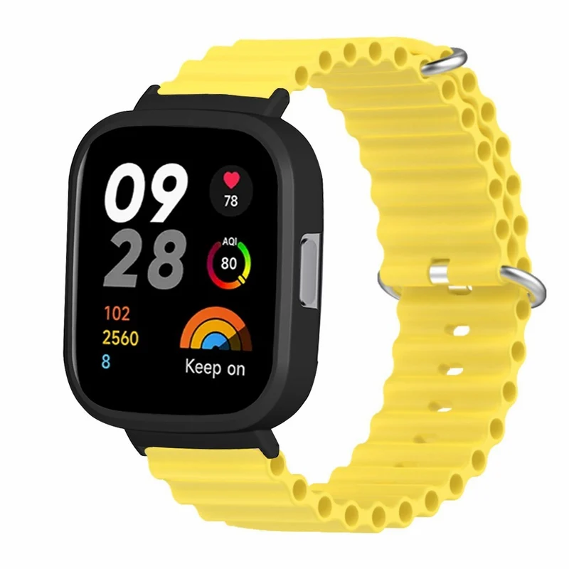 Xiaomi Redmi Watch 3 Sport Bands Ocean Flexible Watch Strap with Case