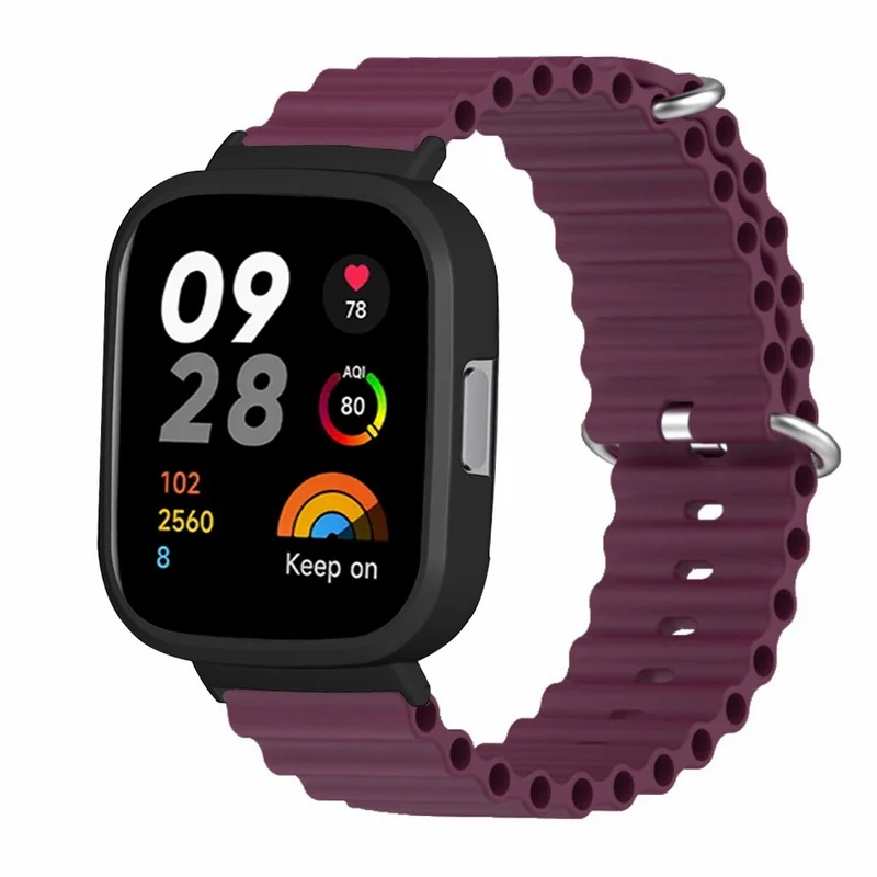 Xiaomi Redmi Watch 3 Sport Bands Ocean Flexible Watch Strap with Case