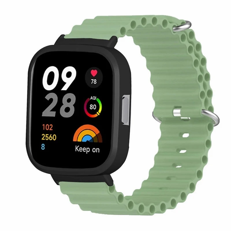 Xiaomi Redmi Watch 3 Sport Bands Ocean Flexible Watch Strap with Case