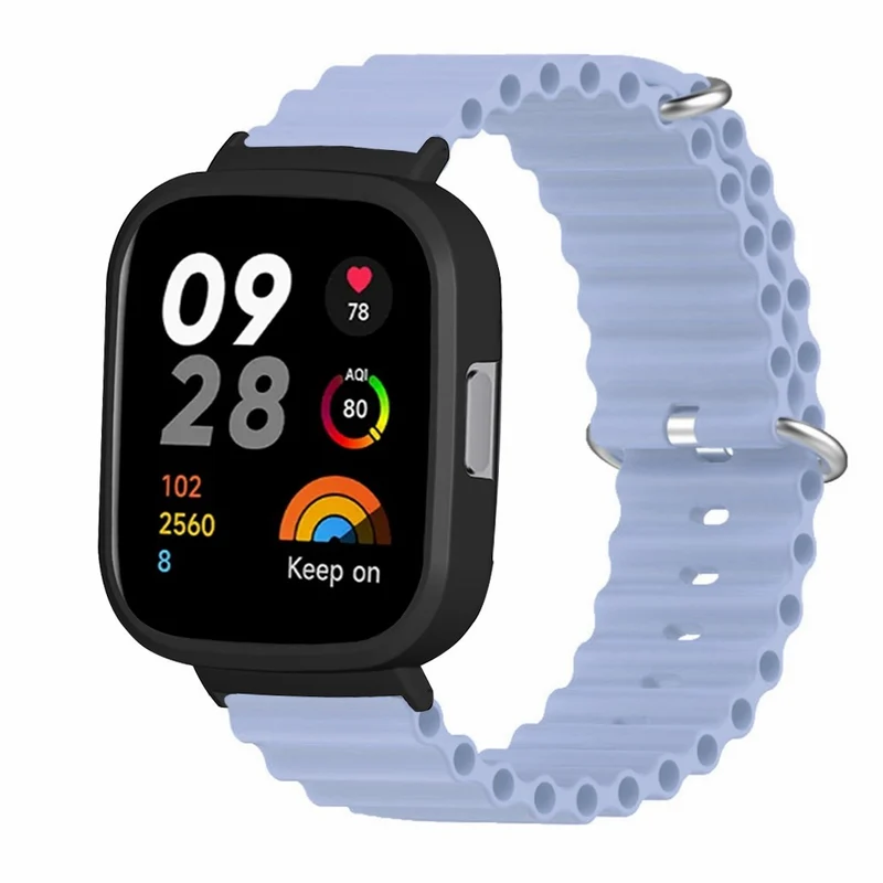 Xiaomi Redmi Watch 3 Sport Bands Ocean Flexible Watch Strap with Case
