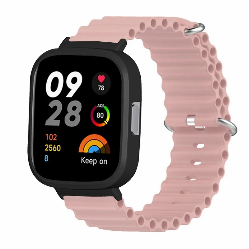 Xiaomi Redmi Watch 3 Sport Bands Ocean Flexible Watch Strap with Case