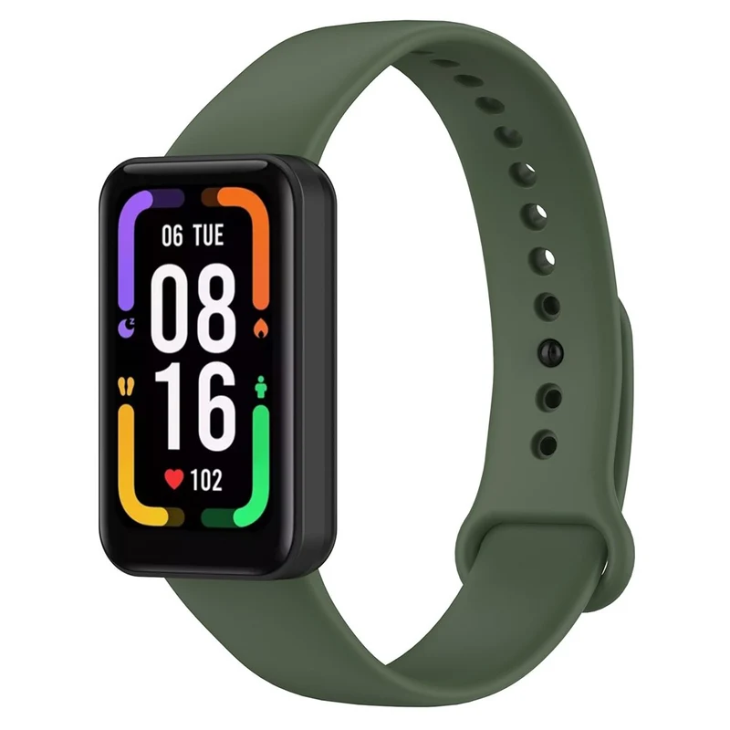 Xiaomi Redmi Smart Band Pro Solid Color Wrist Band Replacement Silicone Watch Strap