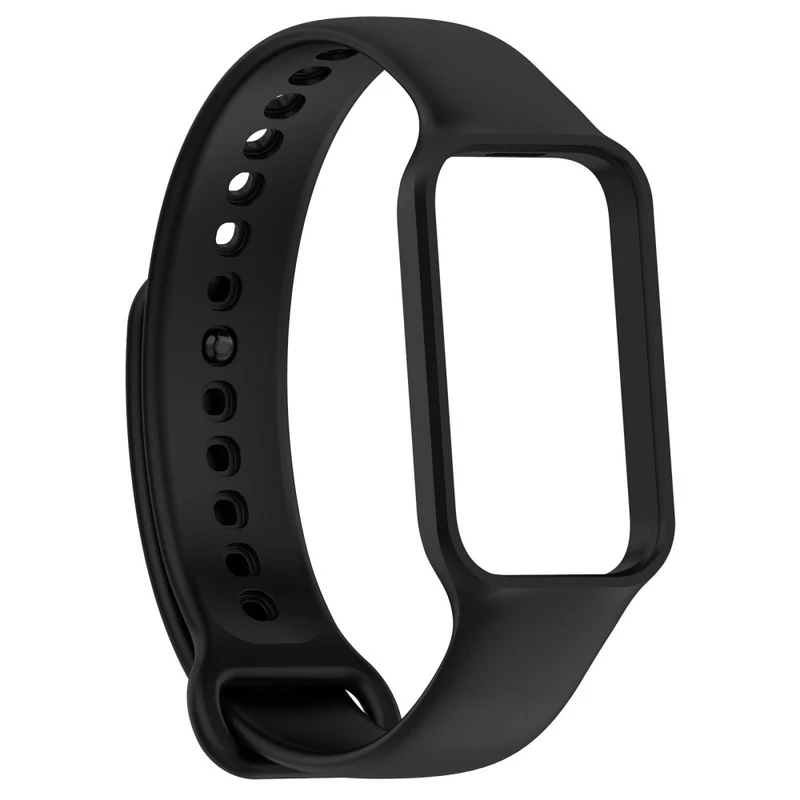 Xiaomi Smart Band 8 Active / Redmi Band 2 Flexible Watch Band Replacement Wrist Strap with Watch Case