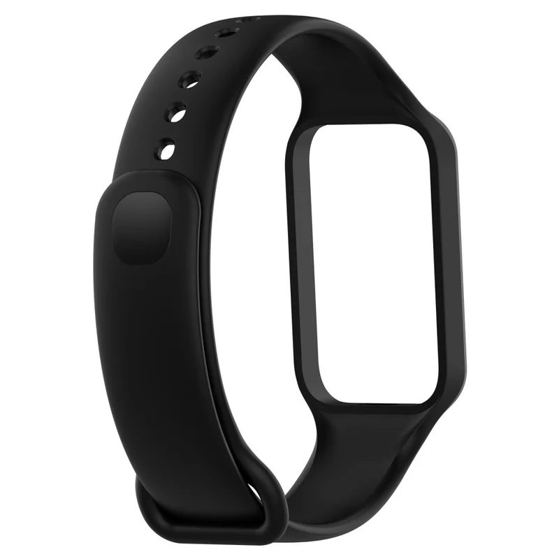 Xiaomi Smart Band 8 Active / Redmi Band 2 Flexible Watch Band Replacement Wrist Strap with Watch Case