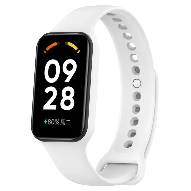 Xiaomi Smart Band 8 Active / Redmi Band 2 Flexible Watch Band Replacement Wrist Strap with Watch Case