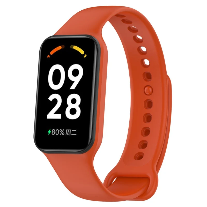 Xiaomi Smart Band 8 Active / Redmi Band 2 Flexible Watch Band Replacement Wrist Strap with Watch Case