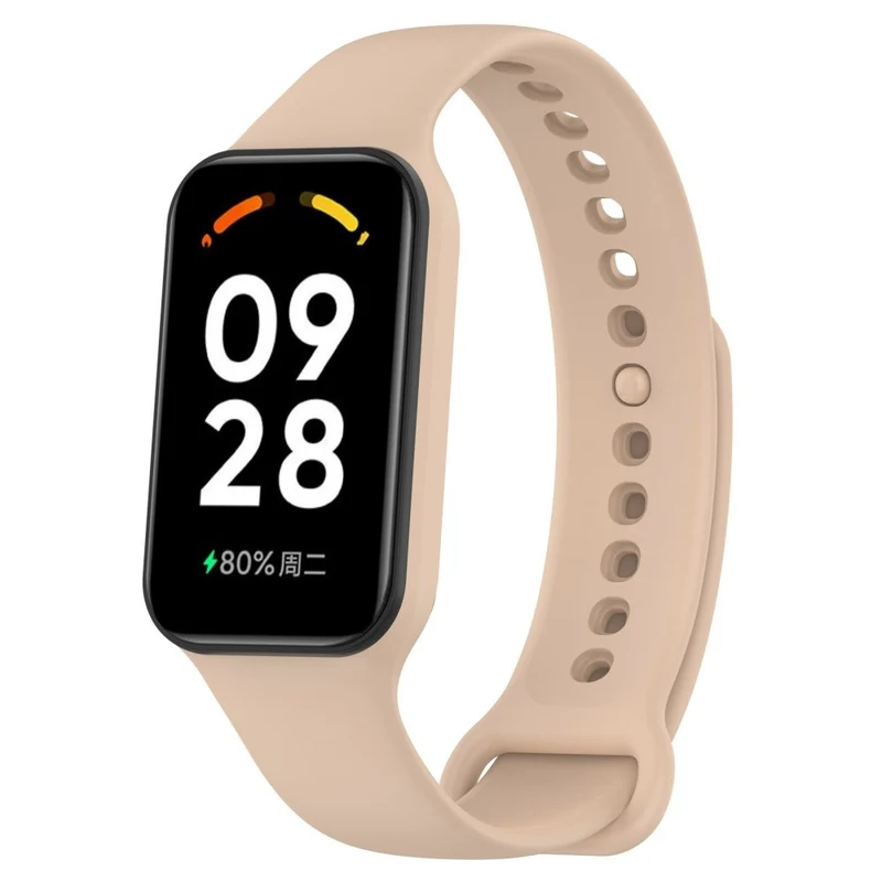 Xiaomi Smart Band 8 Active / Redmi Band 2 Flexible Watch Band Replacement Wrist Strap with Watch Case