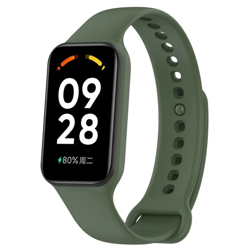 Xiaomi Smart Band 8 Active / Redmi Band 2 Flexible Watch Band Replacement Wrist Strap with Watch Case