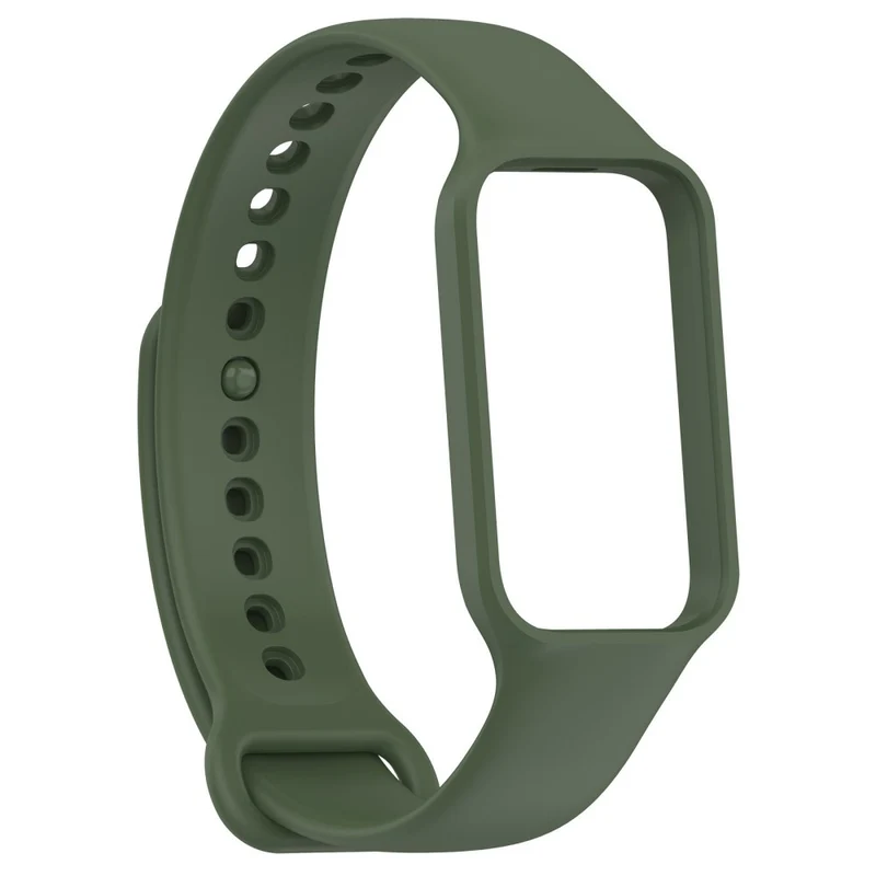 Xiaomi Smart Band 8 Active / Redmi Band 2 Flexible Watch Band Replacement Wrist Strap with Watch Case