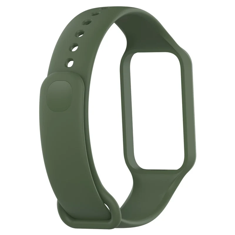 Xiaomi Smart Band 8 Active / Redmi Band 2 Flexible Watch Band Replacement Wrist Strap with Watch Case