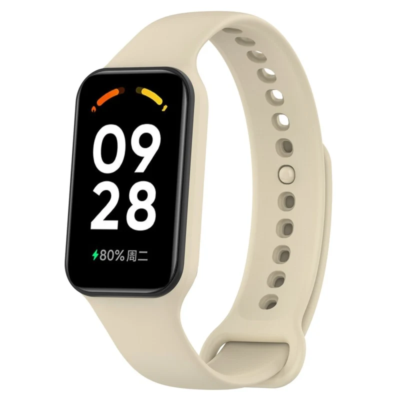 Xiaomi Smart Band 8 Active / Redmi Band 2 Flexible Watch Band Replacement Wrist Strap with Watch Case
