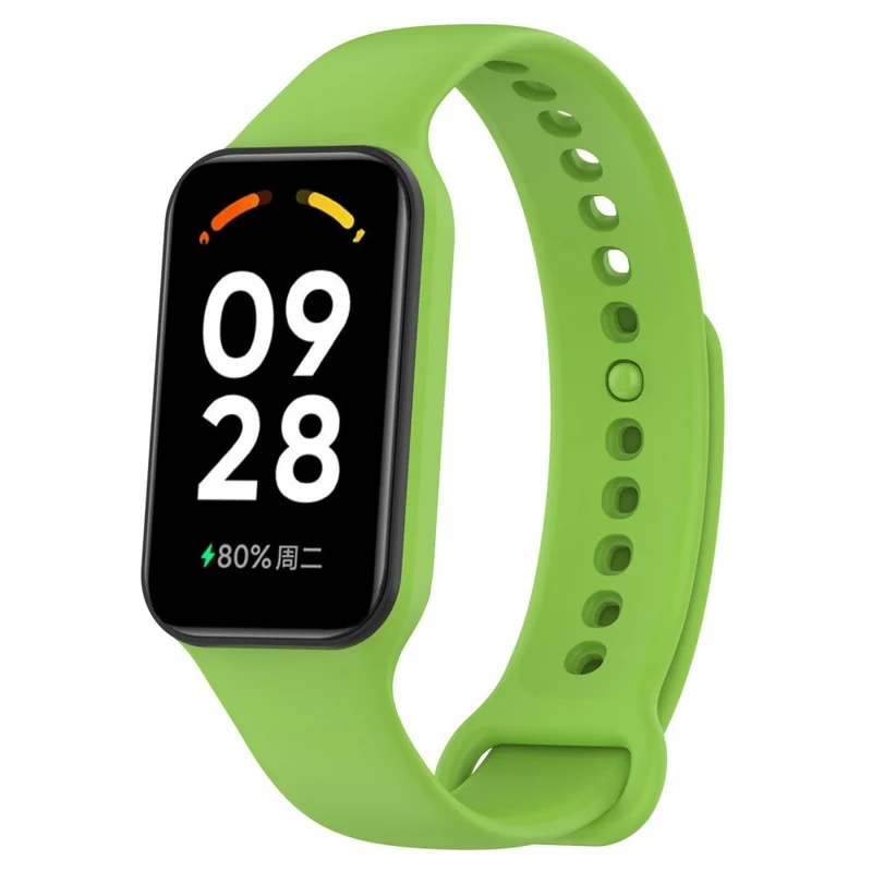 Xiaomi Smart Band 8 Active / Redmi Band 2 Flexible Watch Band Replacement Wrist Strap with Watch Case