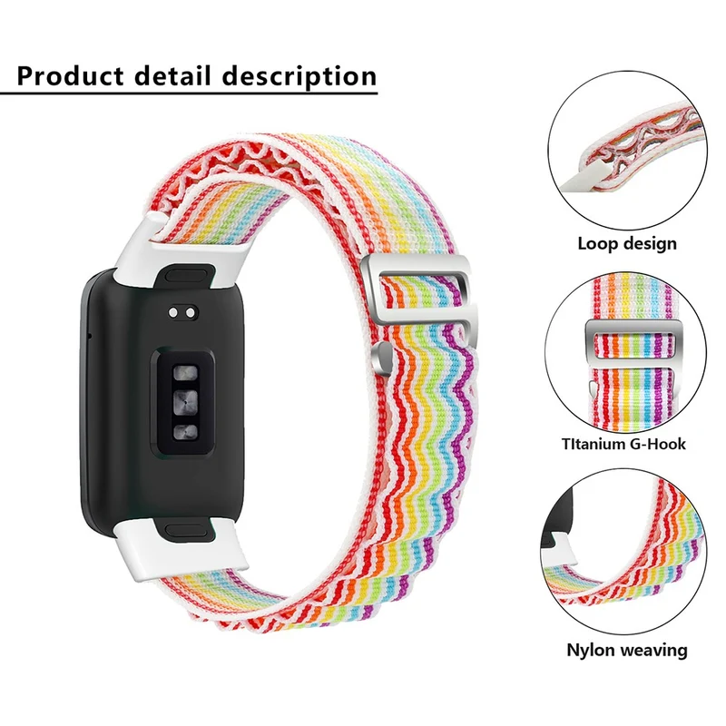 KALEBOL KLB-GSNL-001 Xiaomi Mi Band 7 Pro Nylon Straps Soft Replacement Watch Band