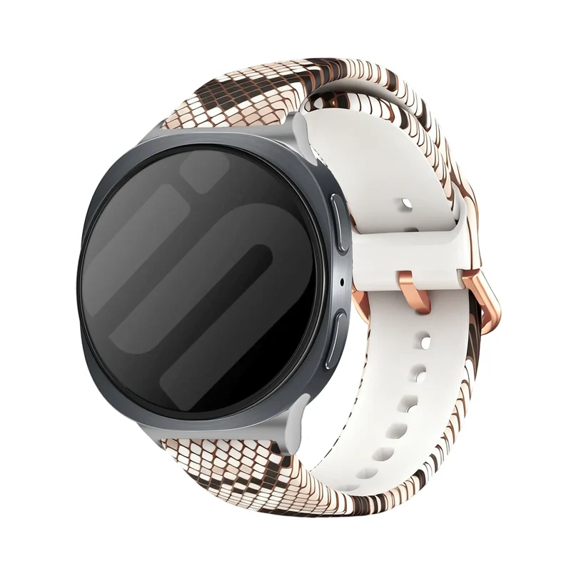 Samsung Galaxy Watch 9 - 40mm Silikonarmband mit Print (Sneaky Snake)