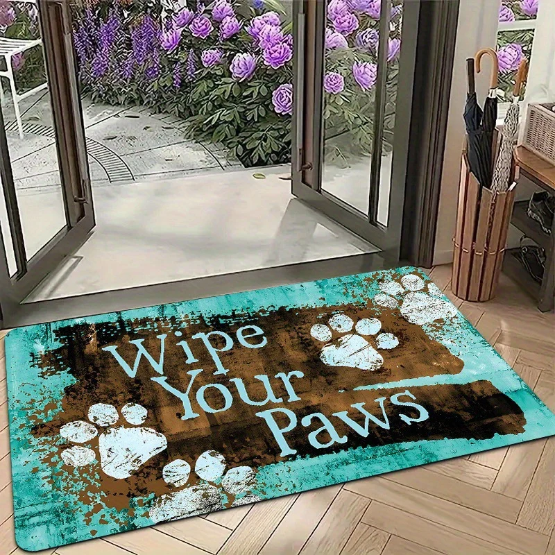 Mosaik Blumen Willkommensmatte
