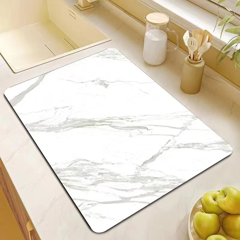 Luxus Marmor Design Küchenmatte