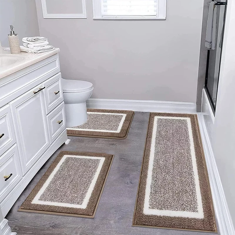 Luxuriöses Weiches Badezimmermatten-Set