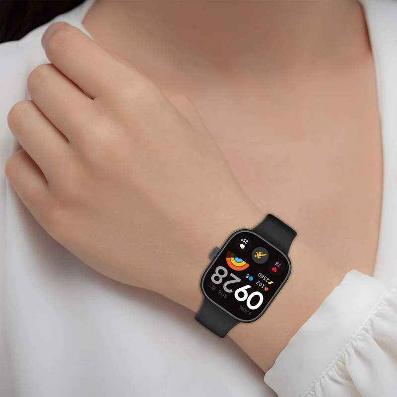 Xiaomi Redmi Watch 4 / Mi 8 Pro Silicone Watch Band with Black Buckle