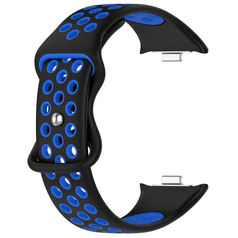 Xiaomi Mi 8 Pro Replacement Band Dual Color Silicone Watch Strap - Green / Black