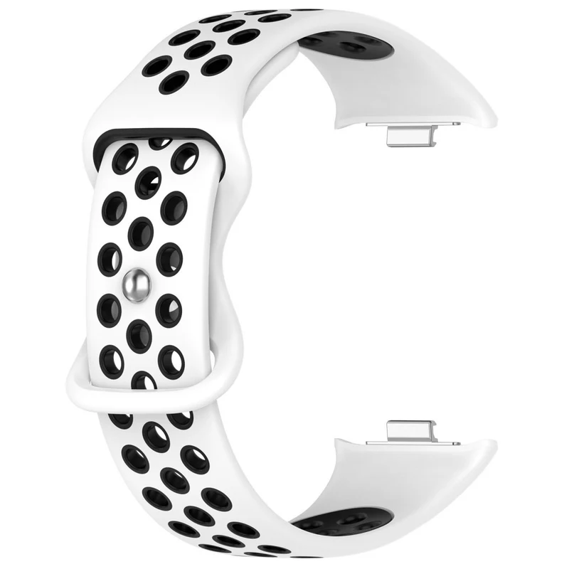 Xiaomi Mi 8 Pro Replacement Band Dual Color Silicone Watch Strap - Green / Black