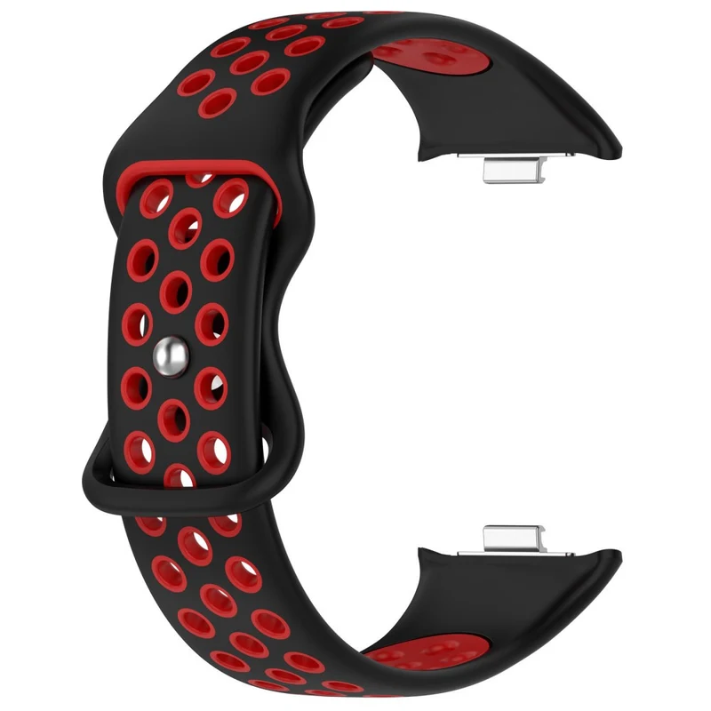 Xiaomi Mi 8 Pro Replacement Band Dual Color Silicone Watch Strap - Green / Black
