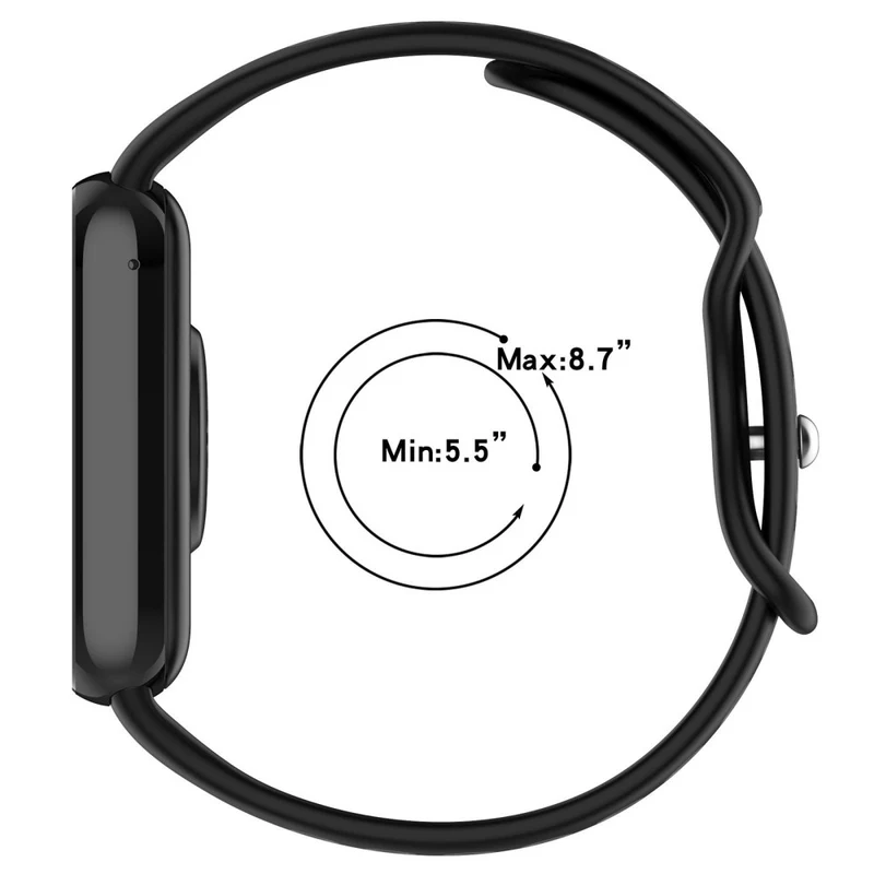 Xiaomi Mi 8 Pro Replacement Band Dual Color Silicone Watch Strap - Green / Black