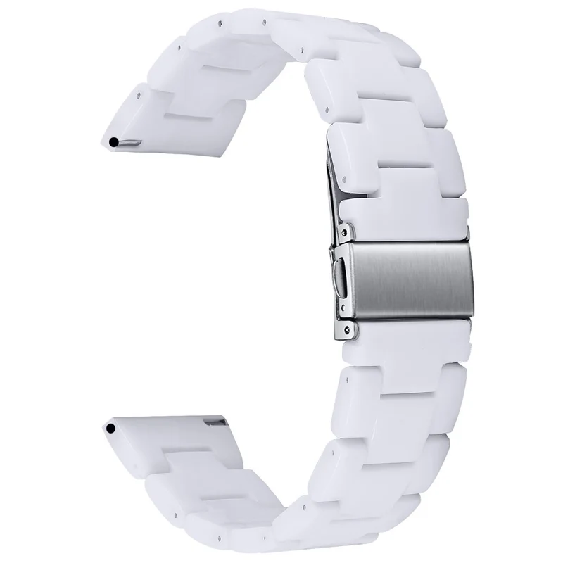 Nokia Withings Steel HR 40mm Watch Strap 20mm Waterproof Resin Acrylic Bracelet Band - Style A