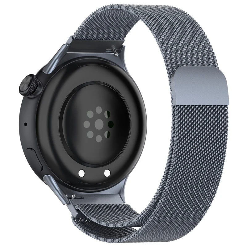 Vivo Watch 3 Magnetic Stainless Steel Milanese Strap Replacement Wrist Band - Space Grey