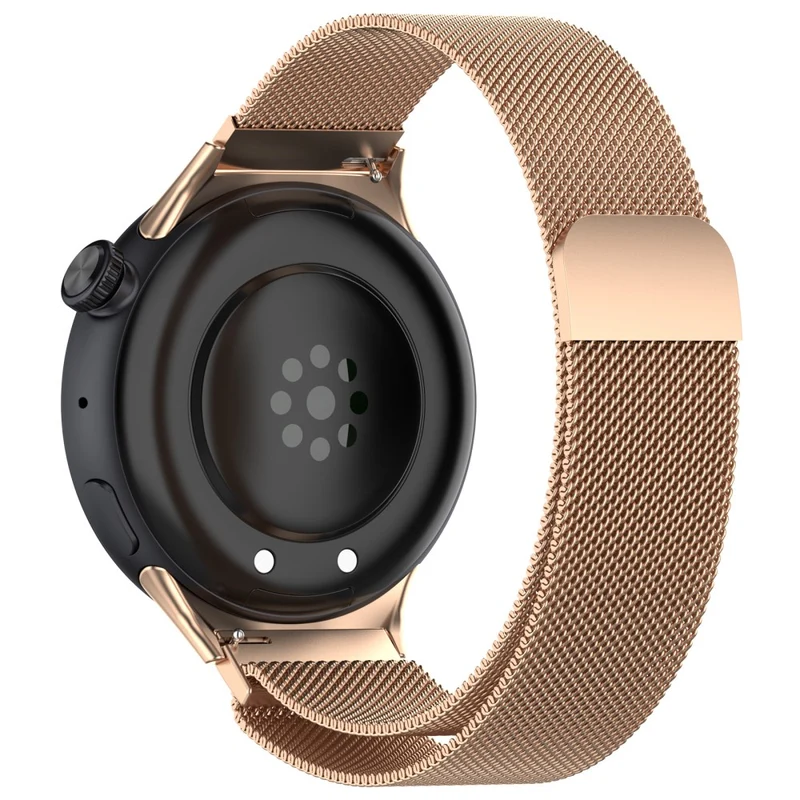 Vivo Watch 3 Replacement Wrist Band Magnetic Stainless Steel Milanese Watch Strap - Rose Gold