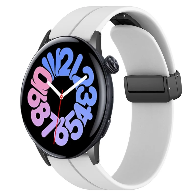 Vivo Watch 3 Band Silicone Sport Watch Straps with Folding Buckle