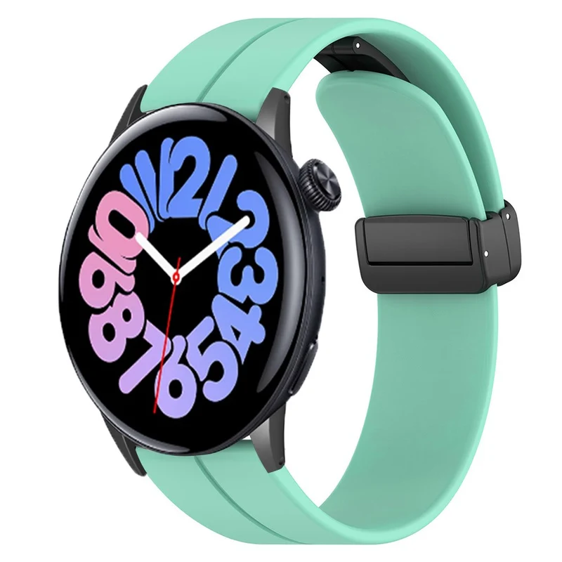 Vivo Watch 3 Band Silicone Sport Watch Straps with Folding Buckle