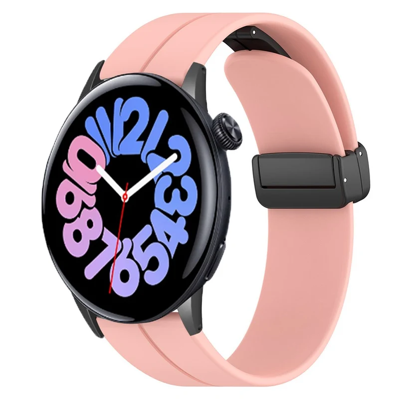 Vivo Watch 3 Band Silicone Sport Watch Straps with Folding Buckle