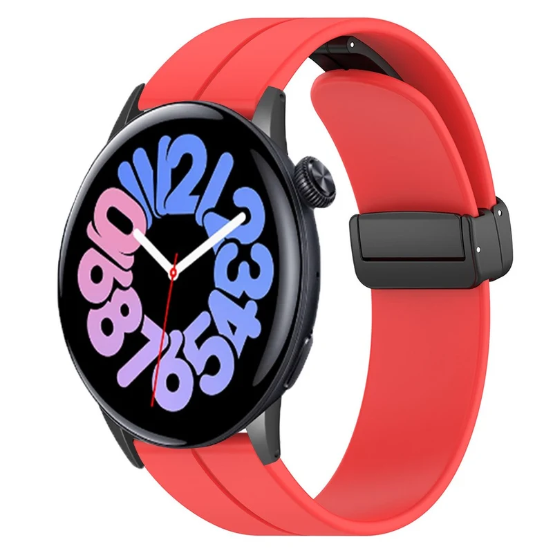 Vivo Watch 3 Band Silicone Sport Watch Straps with Folding Buckle