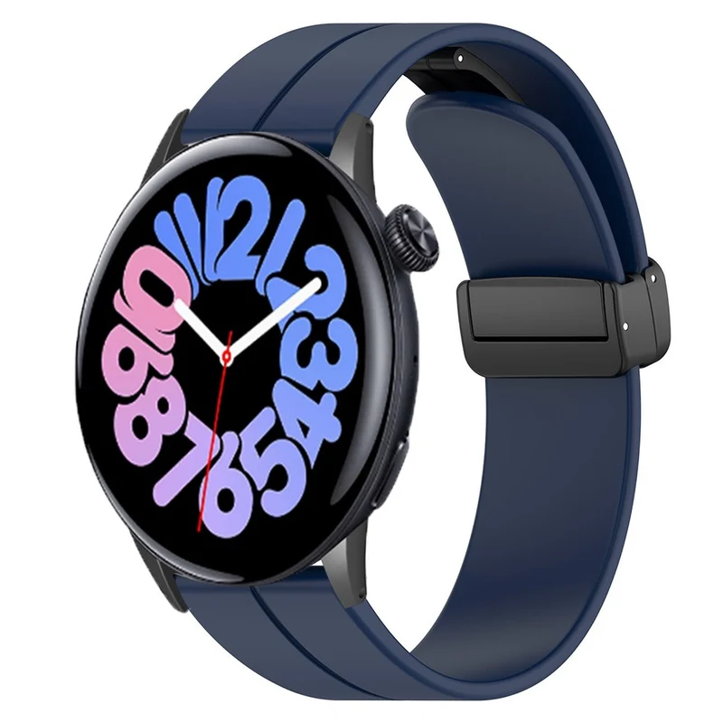 Vivo Watch 3 Band Silicone Sport Watch Straps with Folding Buckle