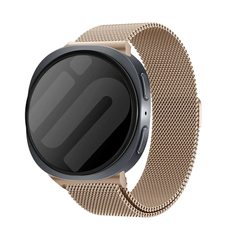 Samsung Galaxy Watch 9 - 44mm Milanese Armband (Roségold)