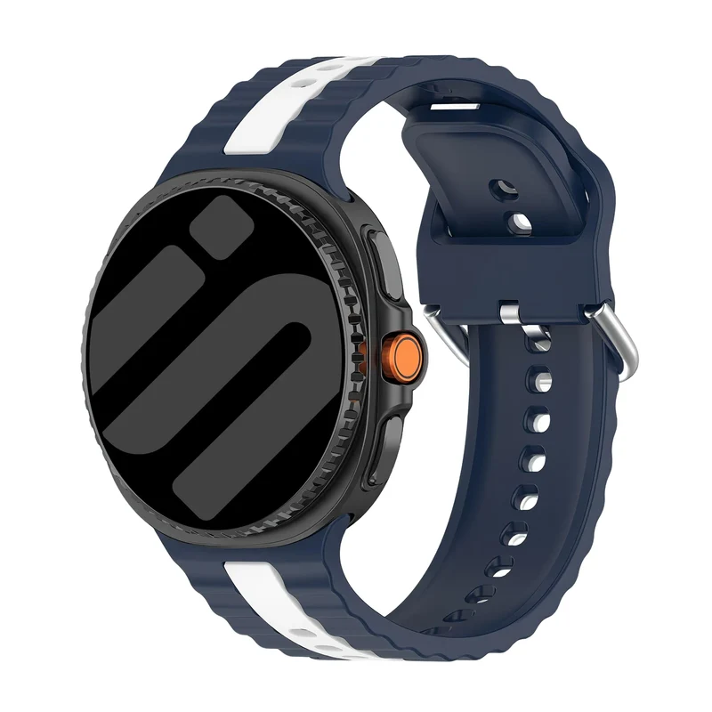Samsung Galaxy Watch 9 - 40mm Duo-Sportarmband (Blau/Weiß)