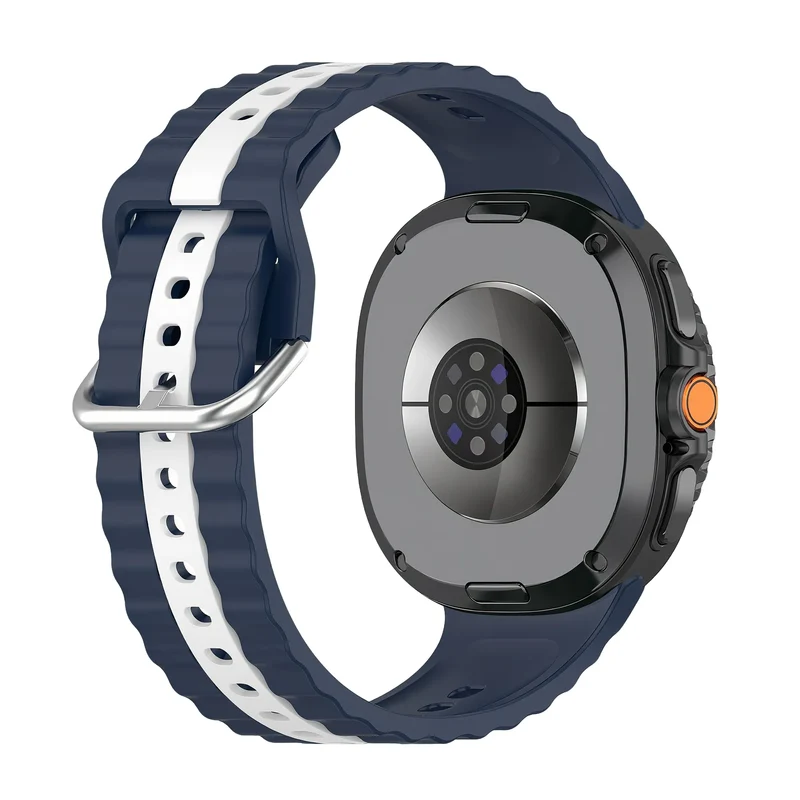 Samsung Galaxy Watch 9 - 40mm Duo-Sportarmband (Blau/Weiß)